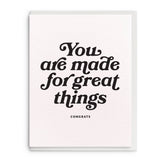 Great Things Greeting Card